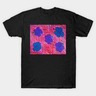 Pink Hawaii Dreams Hibiscus Print T-Shirt